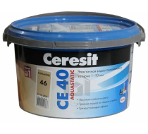 Затирка Ceresit СЕ А 40 2-10мм карамель (эластичная,водооттал.,противогриб.)